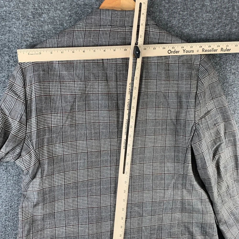 Bonobos Blazer Jacket Men 42R Brown Glen Check Hiundstooth Linen Cashmere